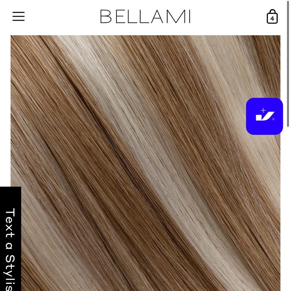 BELLAMI Flex Weft Extensions - white truffle 22in